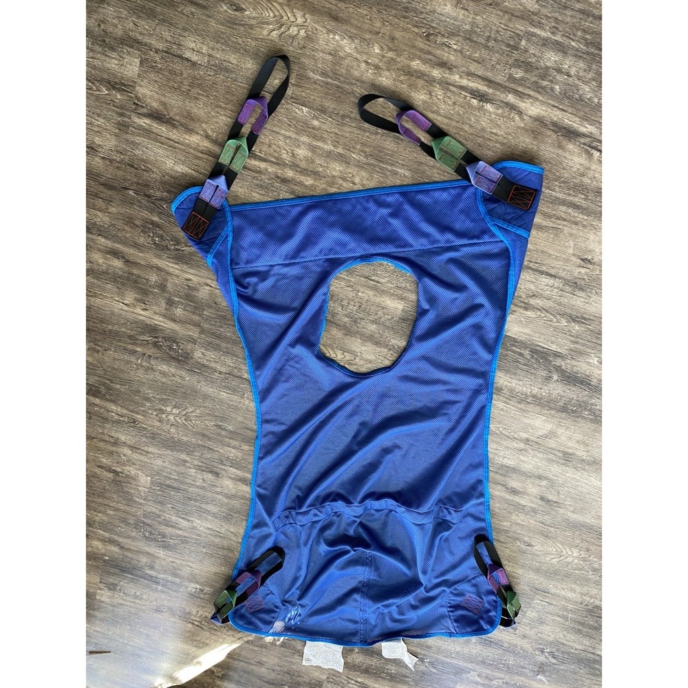 Invacare Full Body Hoyer Lift Mesh Sling With Commode Opening. Holds‎ 450 Pounds